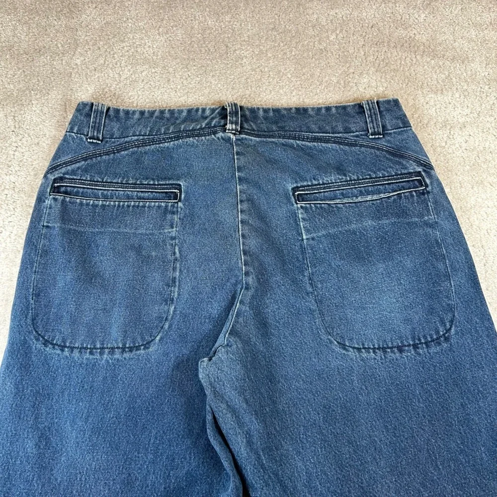 Vintage 90s Marithe Francois Girbaud Jeans Mens 38 Baggy Shuttle Knee Wide Leg